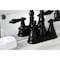 Kingston Brass KS2615PKL Duchess 4" Centerset Bathroom Faucet W/ Brass Pop-Up, Bronze KS2615PKL - alternate 3